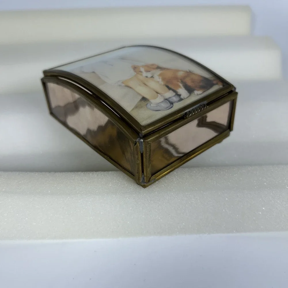Vintage Via Vermont Trinket Box 